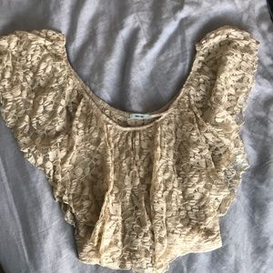 Lace crop top